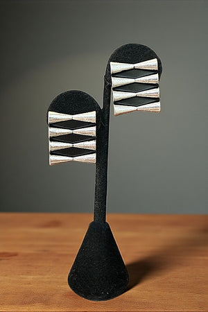 AZTEC PATTERN POST EARRING