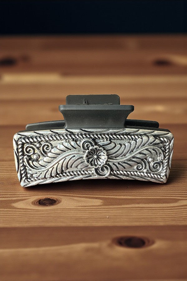 WESTERN METAL PLATE HAIR CLAW