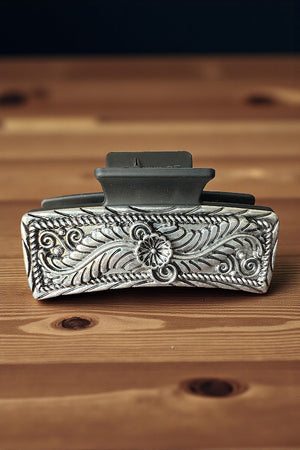 WESTERN METAL PLATE HAIR CLAW