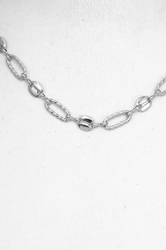CHAIN LINK COLLAR NECKLACE