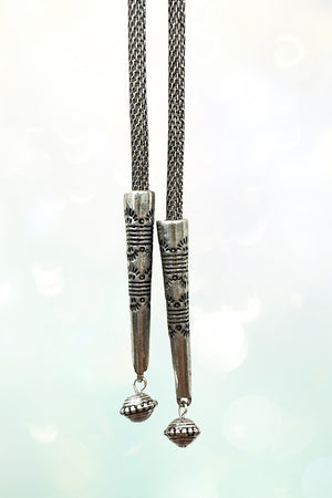 Western TQ Concho Bolo Necklace