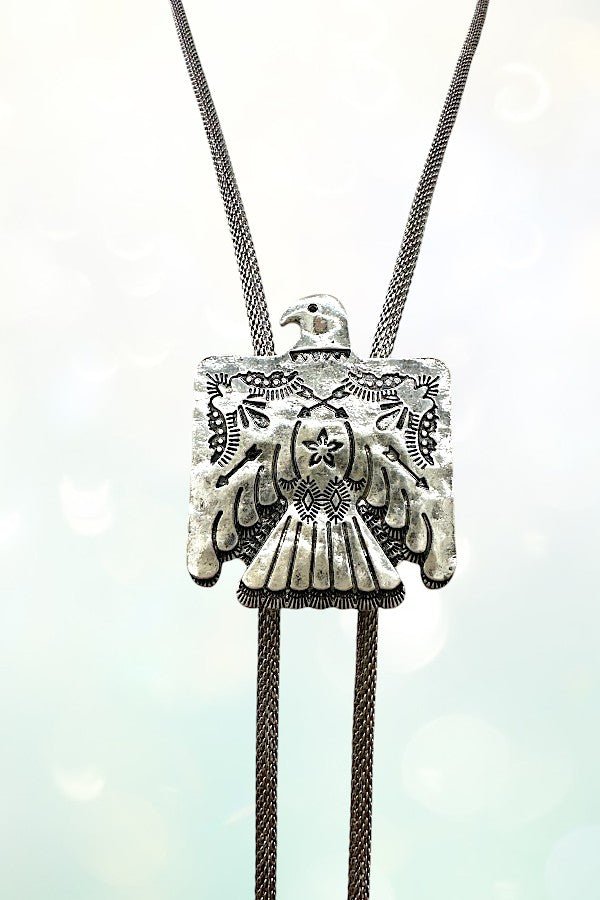 Western Thunderbird Bolo Necklace