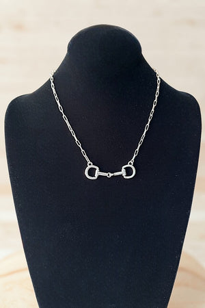 WESTERN SNAFFLE BIT CHAIN NECKLACE