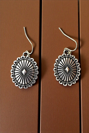 WESTERN CONCHO PENDANT EARRING SET