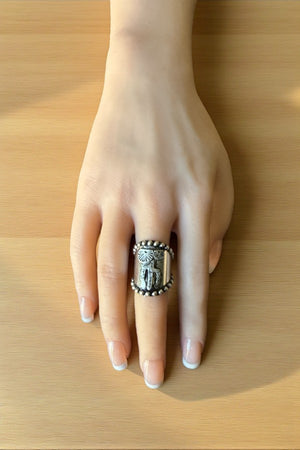 WESTERN CACTUS DESIGN CUFF RING
