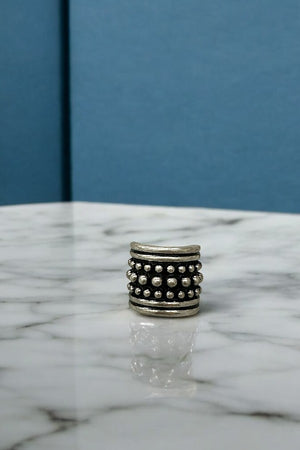 Western Bubble Metal Thick Stretch Ring