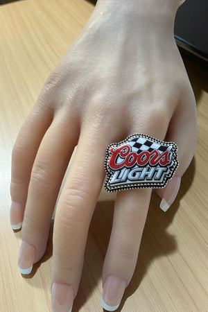 COORS LIGHT CUFF RING