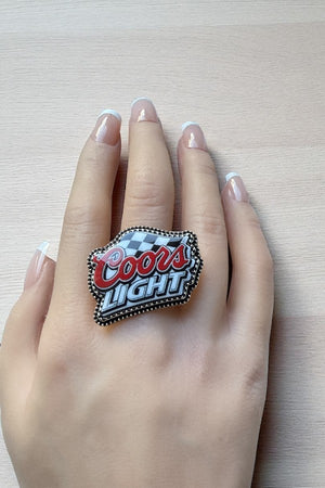 COORS LIGHT CUFF RING