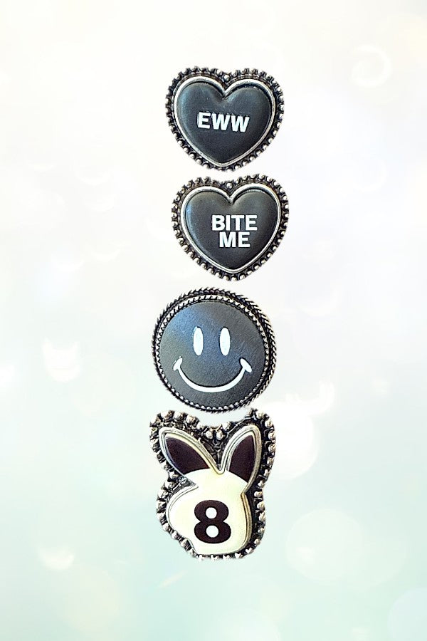 MIX THEME 4 CUFF RING SET