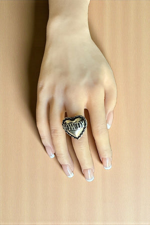 WESTERN HEART HOWDY CUFF RING