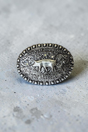WESTERN TOP LIVESTOCK STATEMENT CUFF RING