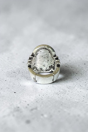 WESTERN ETCHED CONCHO STRETCH RING