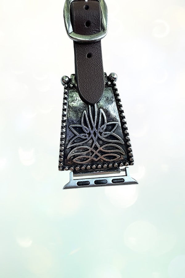 WESTERN BLUE BELL ETCHED APPLE WATCH BAND