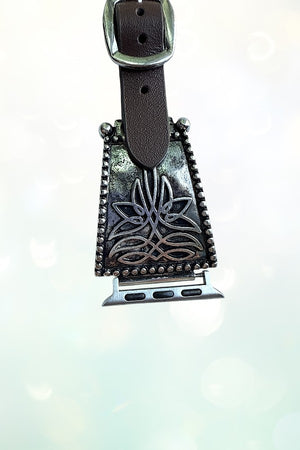 WESTERN BLUE BELL ETCHED APPLE WATCH BAND