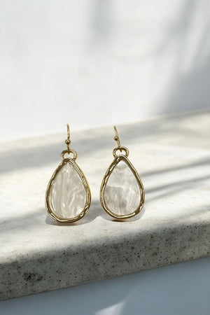 Teardrop Pearl Dangle Earring