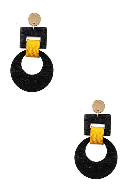 MULTI LINK FASHION DANGLE EARRING