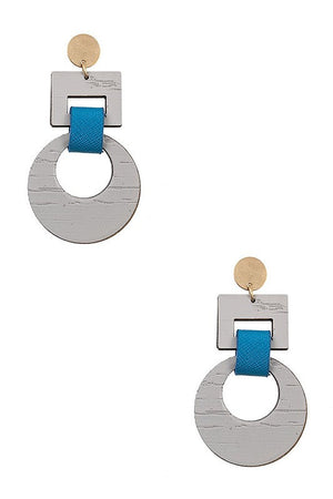 MULTI LINK FASHION DANGLE EARRING