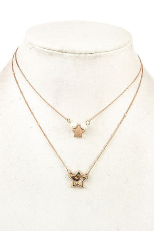 FRESHWATER PEARL STAR PENDANT NECKLACE