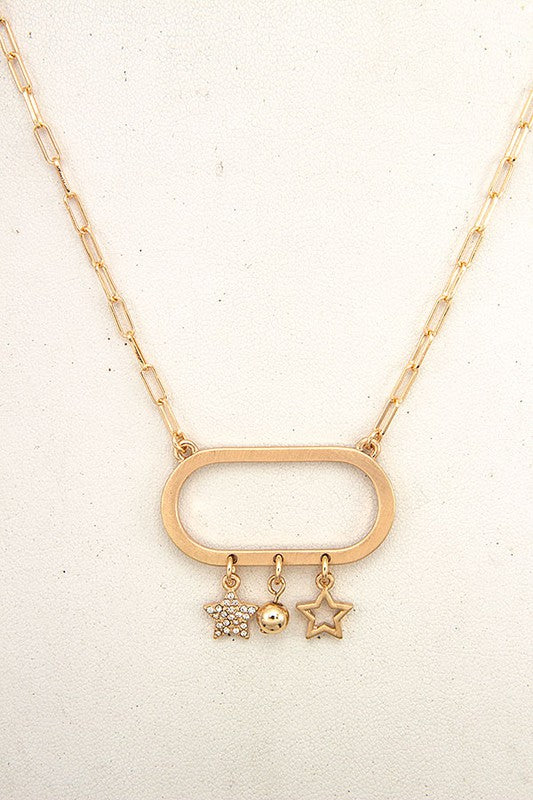 MULTI STAR PENDANT NECKLACE SET