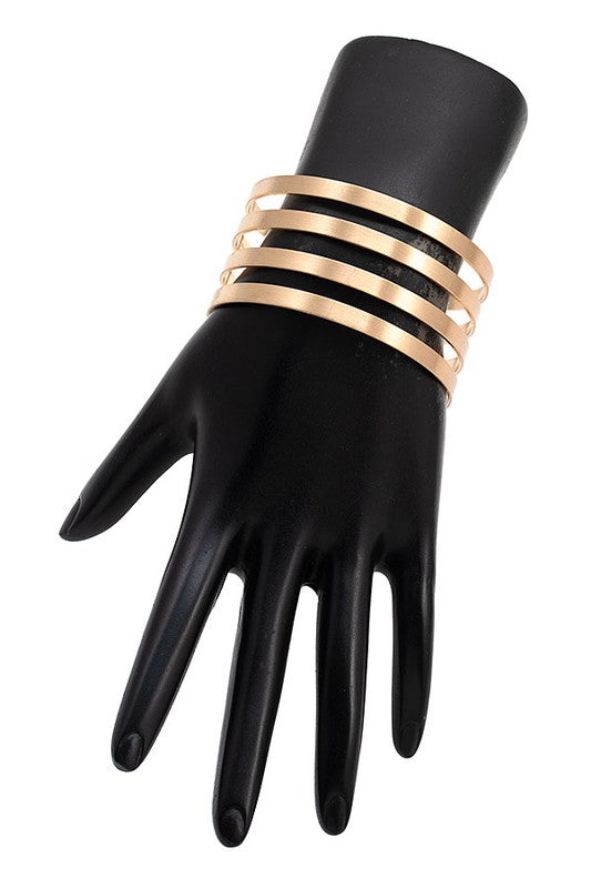 MULTI ROW CUFF BRACELET