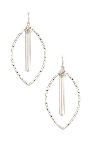 MARQUISE BAR LINK DROP EARRING