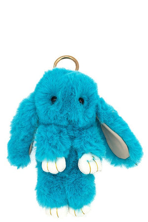 LARGE FLUFFY BUNNY KEY CHAIN