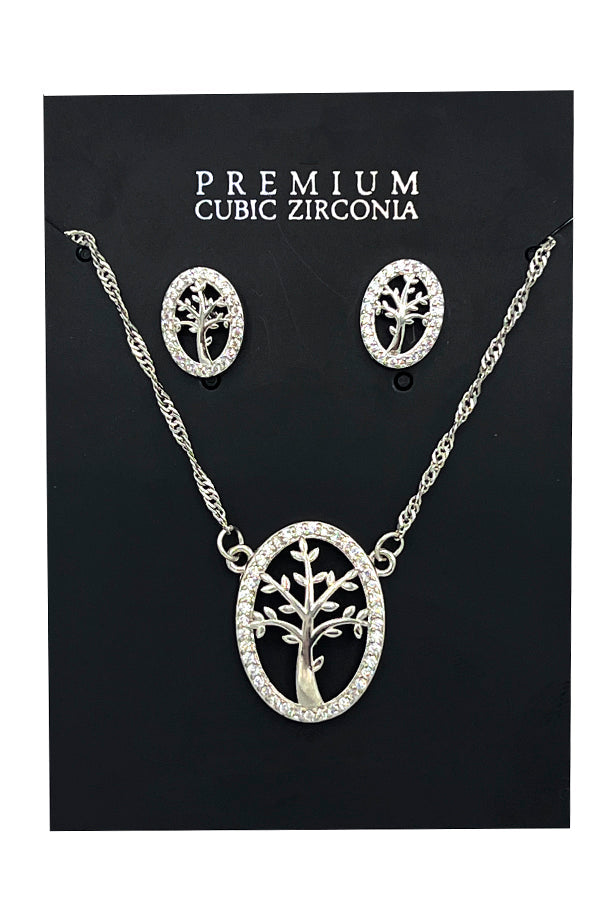 Tree of Life Pendant Necklace Set