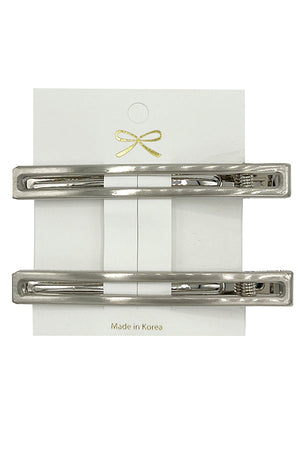 Oblong Rectangle Hair Pin Set