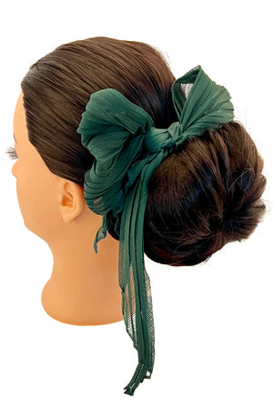 Long Pleated Hair Scrunchie