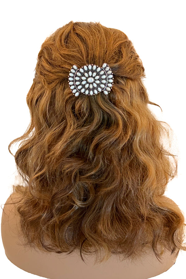 Concho Gemstone Ornate Hair Tie