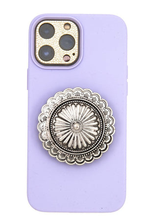 ROUND CONCHO PHONE GRIP