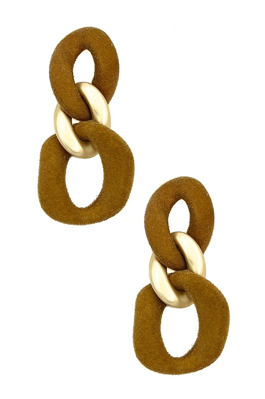 Velvet Chain Link Earring