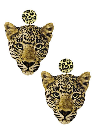 Leopard Drop Earring