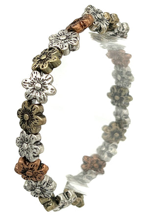 Link Floral Bracelet