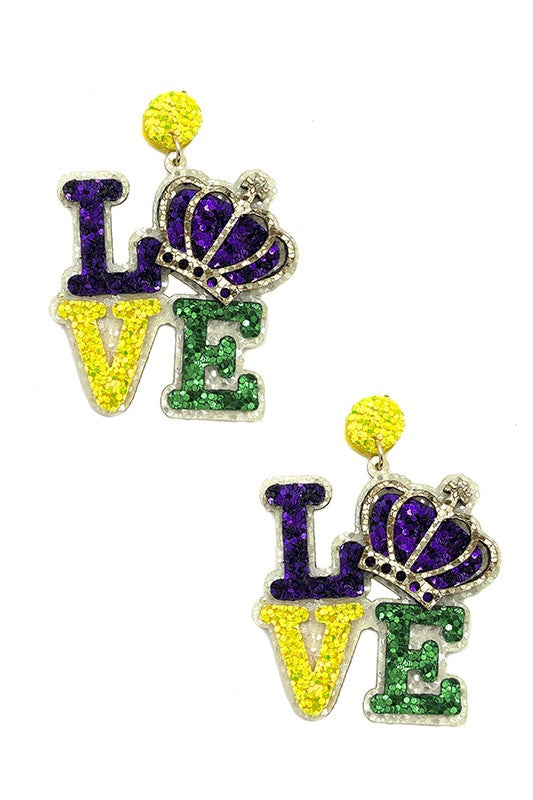 Love Madri Glitter Earring