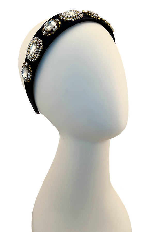 Crystal Gem Framed Accent Headband