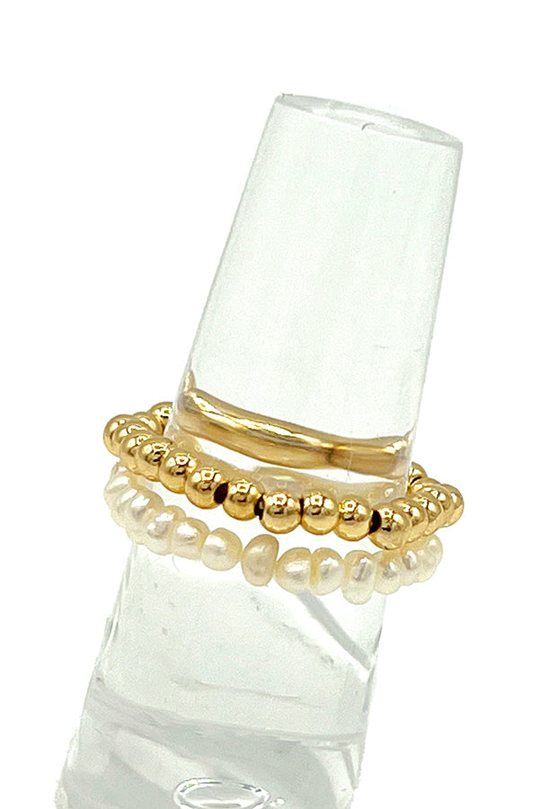 Pearl Bead Mix Ring