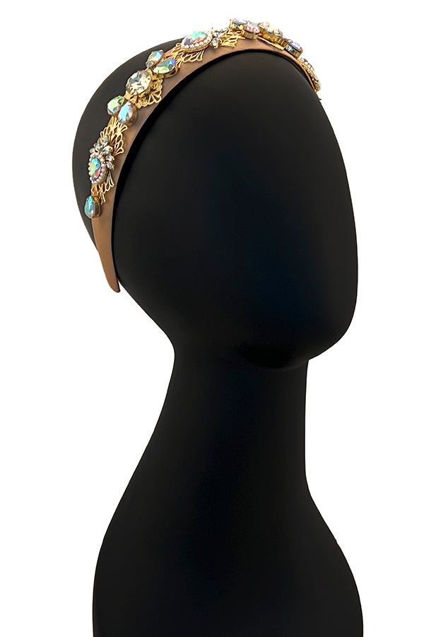 Framed Gem Ornate Accent Headband