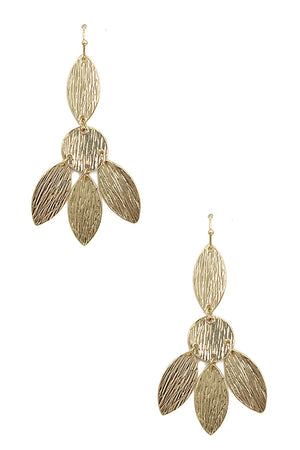 Textured Marquise Earring