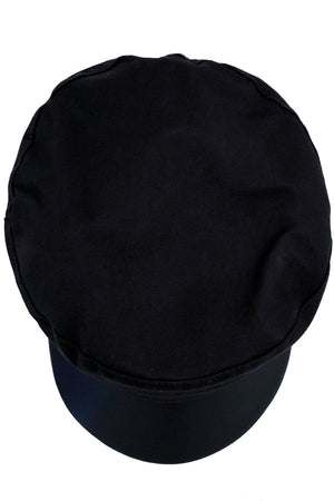 Braided Band Plain Brim Newsboy Hat