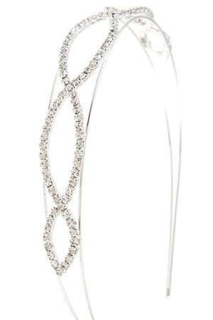 CUT OUT SHAPE RHINESTONE HEADBAND