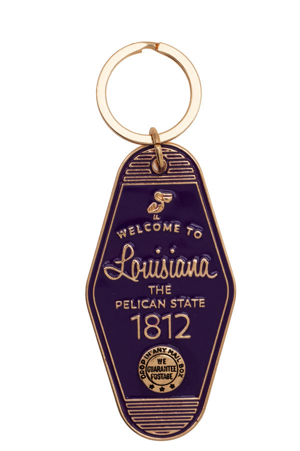 LOUISIANA STATE KEYCHAIN