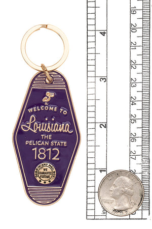 LOUISIANA STATE KEYCHAIN