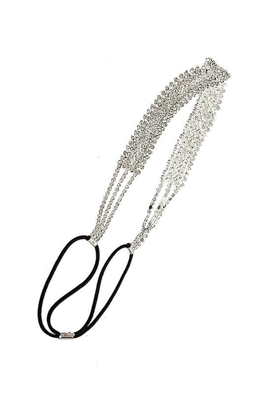 RHINESTONE PAVE WIDE HEAD BAND