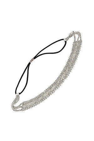 RHINESTONE PAVE WIDE HEAD BAND