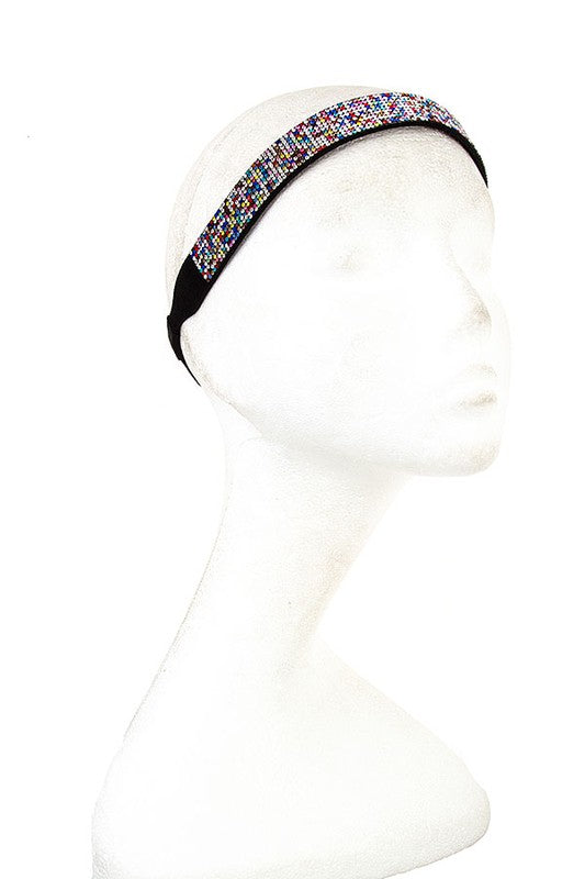 Rhinestone Pave Pattern Headband