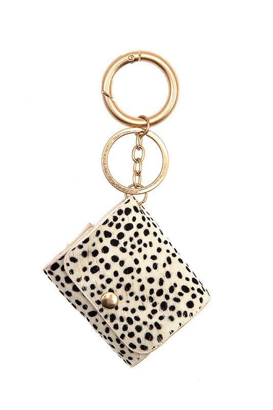 Animal Print Mini Case Keychain