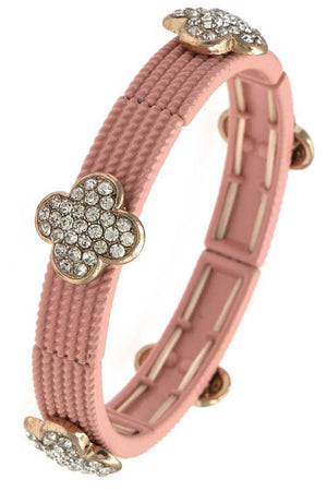 Clover Station Stretch Bracelet