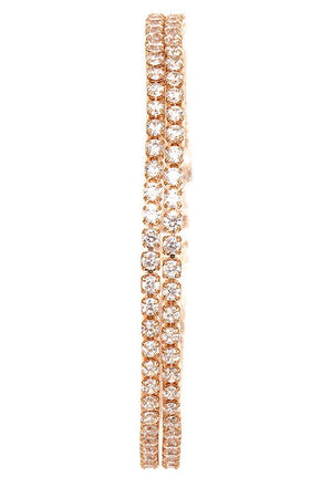 Double Row Cubic ZIrconia Bracelet