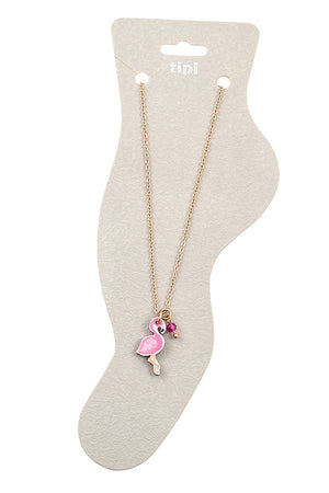 FLAMINGO CHARM ANKLET